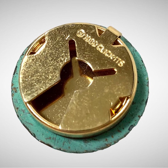 Jewelry Buttons Vintage 1989 Couture Clickits Button Covers Pack of 5! - Picture 3 of 4